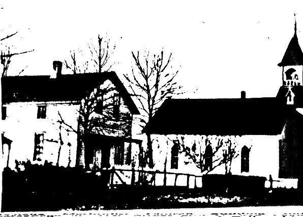 First building in 1918 of Lenexa Methodist Church